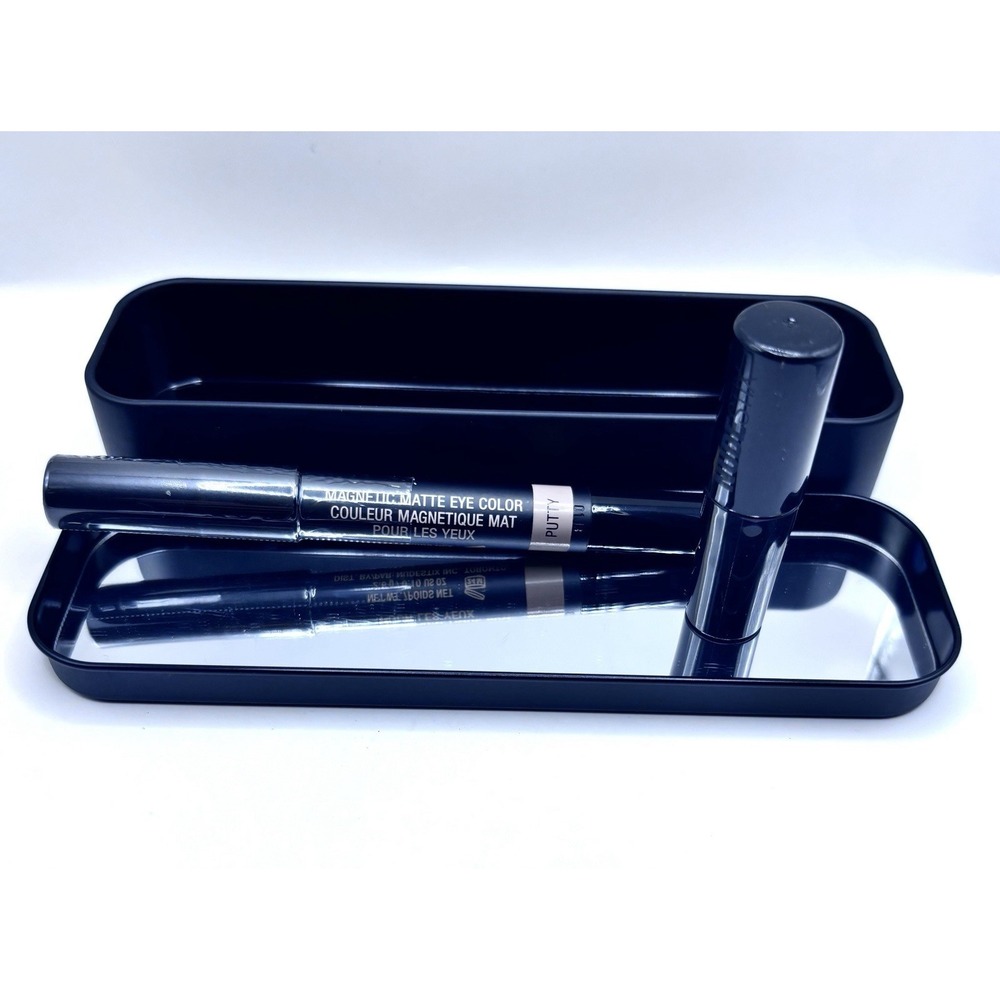 Nudestix Magnetic Matte Eye Color Duos W/ Mirror Tin Shade: Putty NIB